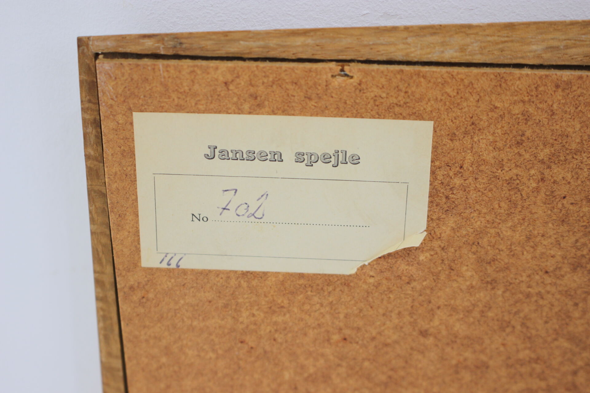 1970s Teak Wall Mirror, Denmark