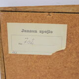 Miroir mural en teck des années 1970, Danemark