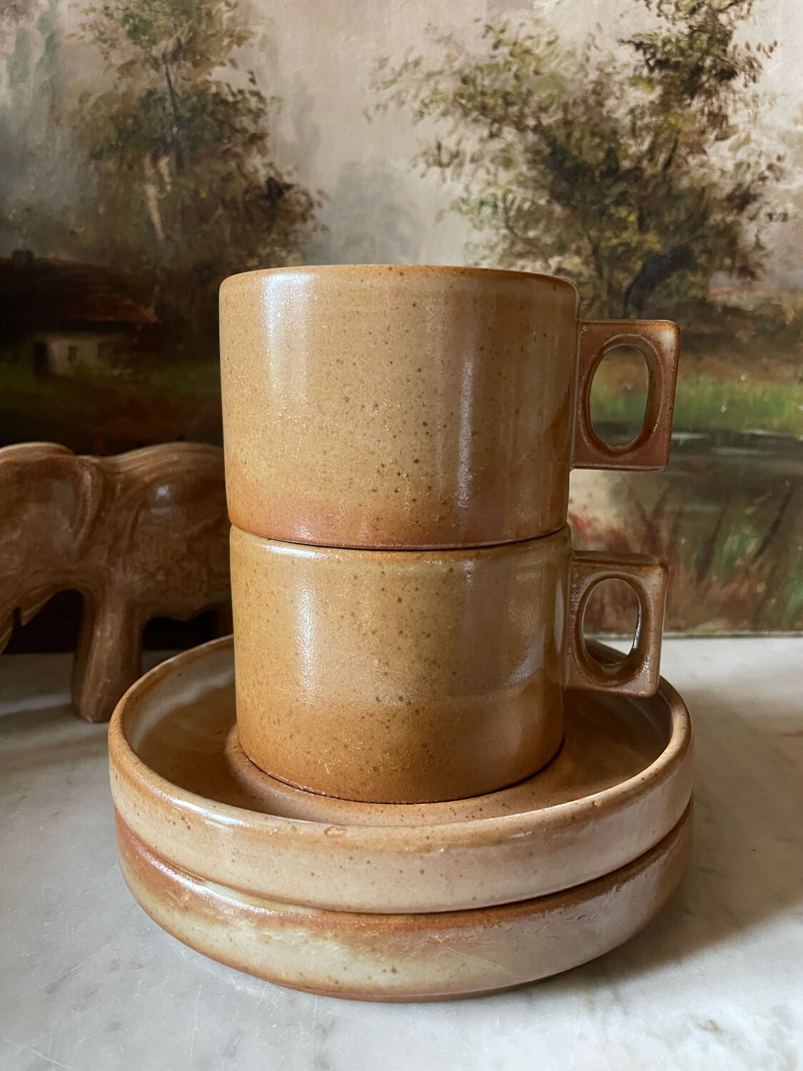 Lunch cups Grès de la Brenne