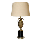 Lampe ananas Hollywood Regency 1960
