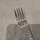 Christofle Vendome silver plated fish fork, 17.8cm
