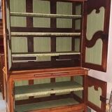Louis XV style two-part cherry wood sideboard