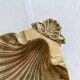 Vintage bronze shell ashtray