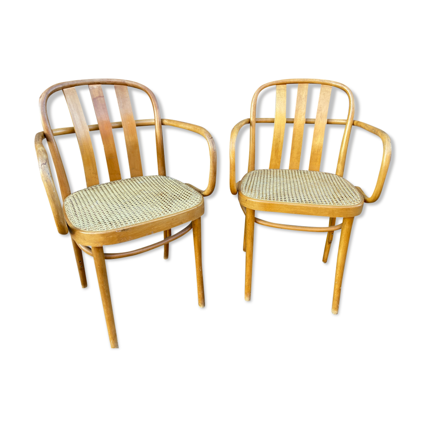Paire de Sièges bois courbé viennois Nr 811