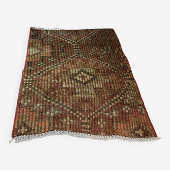 Tapis kilim turc vintage, 68 x 46 cm