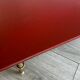 Table basse vintage verre et laiton