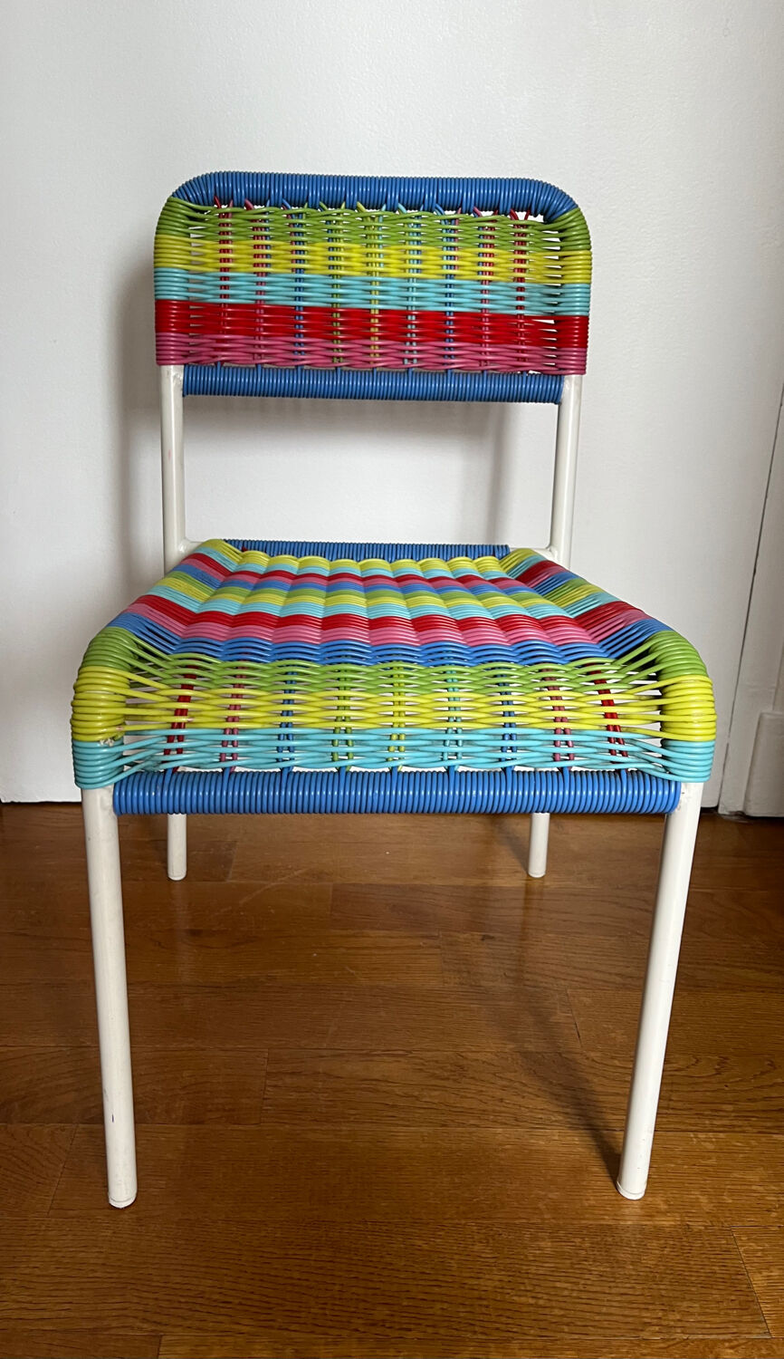 Children's chair scoubidou