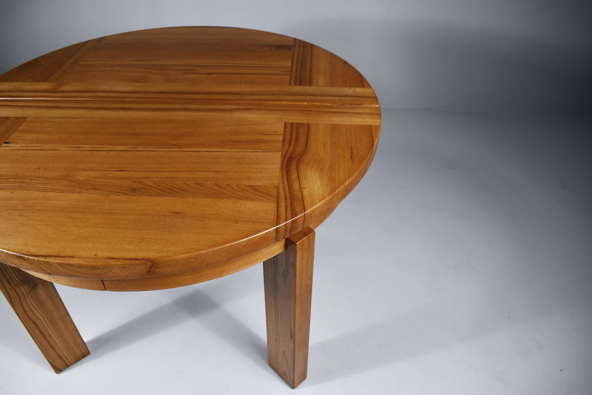 Dining table with extension, Maison Regain, 1970s.