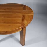 Dining table with extension, Maison Regain, 1970s.