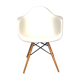 Fauteuil DAW blanc par Charles & Ray Eames