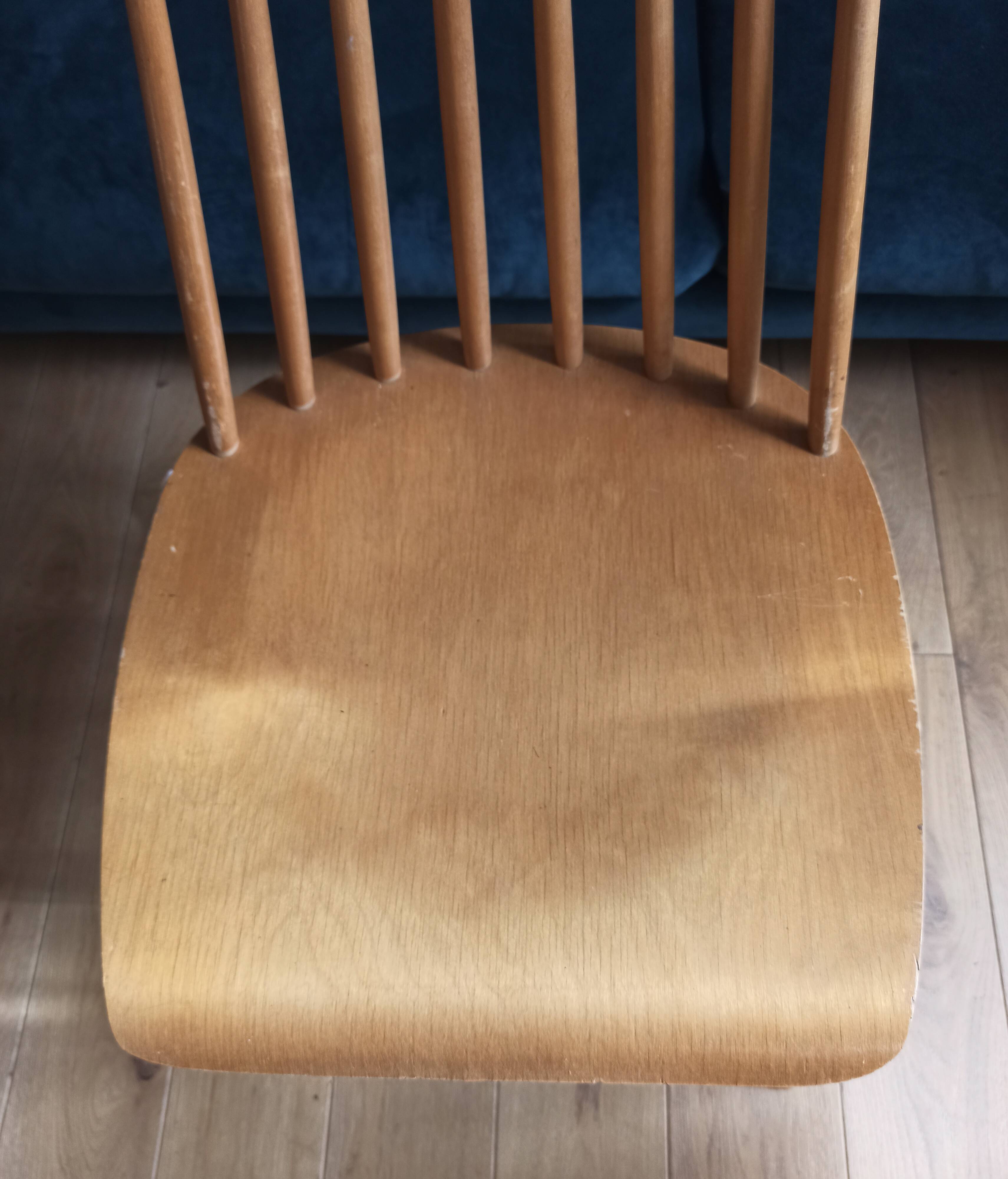 Chaises en bois vintage Ikea 1960