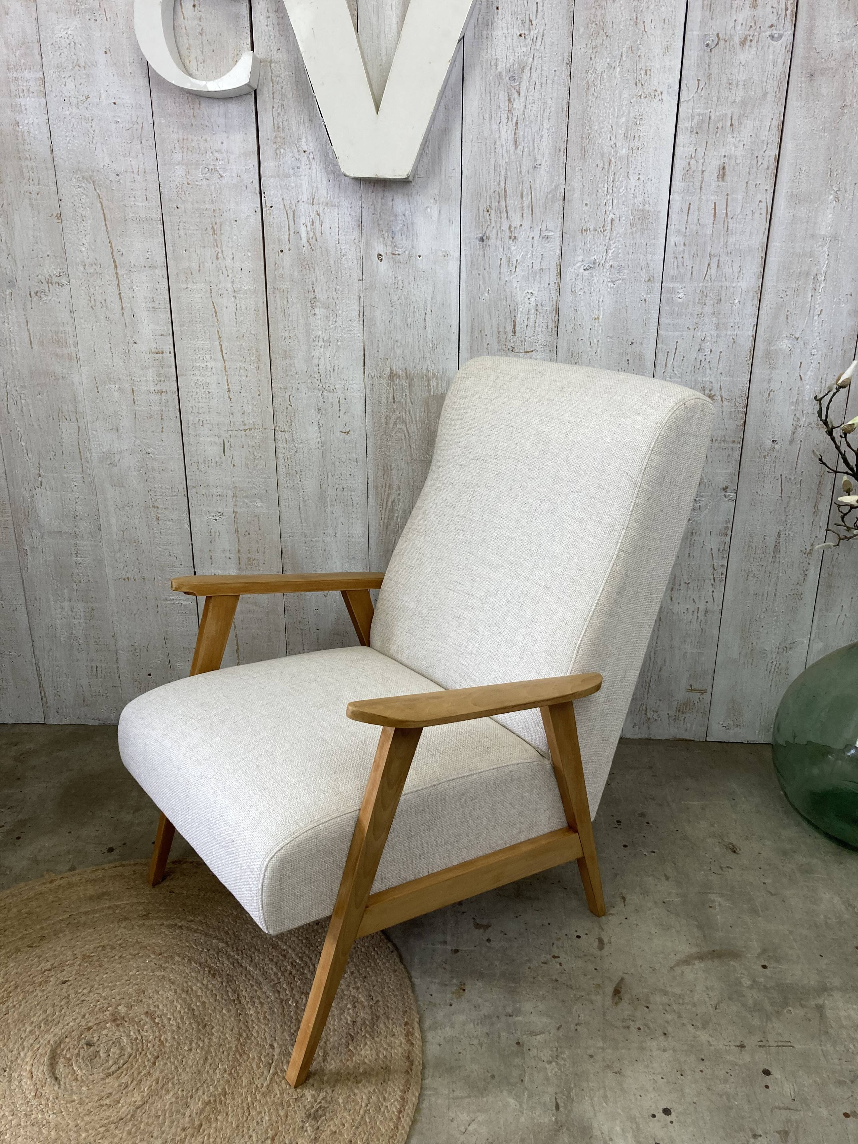 Restored vintage armchair