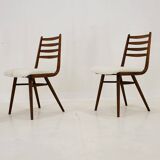 1960s Set of Four Dining Bentwood Chairs by Ton, Czechoslovakia