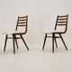 Ensemble de quatre chaises de salle à manger en bois courbé des années 1960 par Ton, Tchécoslovaquie