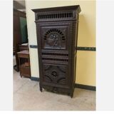 Antique Breton cupboard, vertico