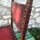 Chaise bois sculpté style médiéval heroic fantasy