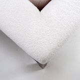 Jules Wabbes attr. Armchair "Livourne-Series 800 Luxe" by Bullo 2010 - New White Boucle Fabric