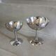 2 stainless steel ice cream cups