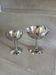 2 stainless steel ice cream cups