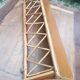 Sixties rattan wall shelf