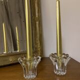 Pair of candle holders made in west germany
