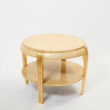 Side table parchment gilding 1930s