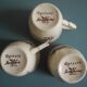 set of 6 Sarreguemines Agreste art table antique french cups plates