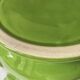 Glazed green cache-pot