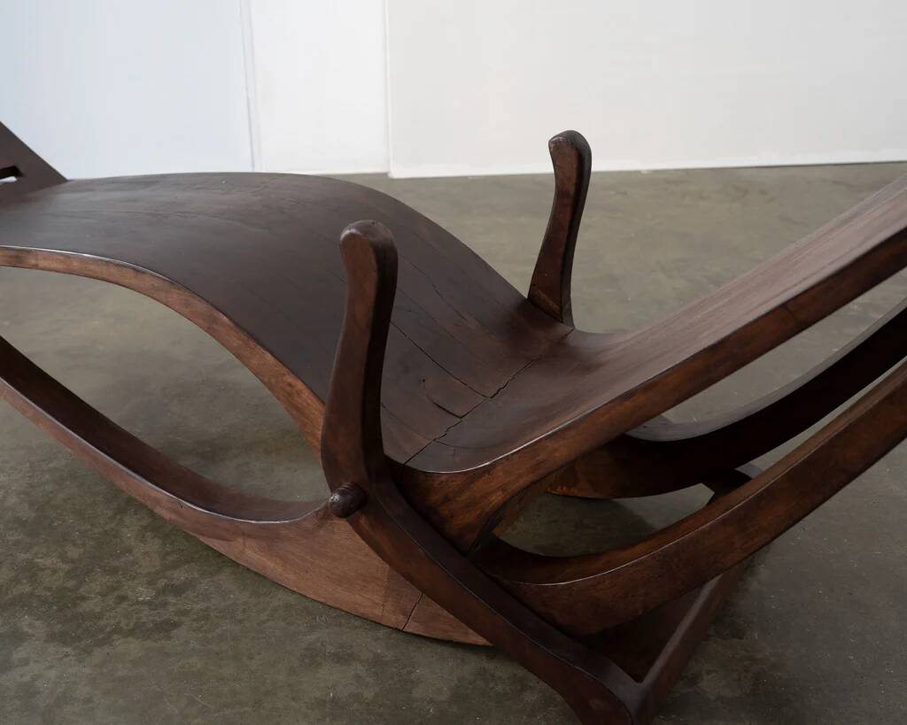 Modernist garden loungers