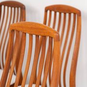 Set of 10 dining chairs by Kai Kristiansen for Schou Andersen (Denmark