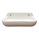 Porcelain wall soap dish