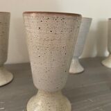 Vernified sandstone mugs