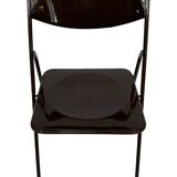 Vintage Ted Folding chairs Niels Gammelgaard for Ikea - Set of four - in Dark Brown