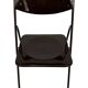 Vintage Ted Folding chairs Niels Gammelgaard for Ikea - Set of four - in Dark Brown