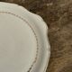 Large earthenware tart dish from Gien Quimper with a golden rim D35
