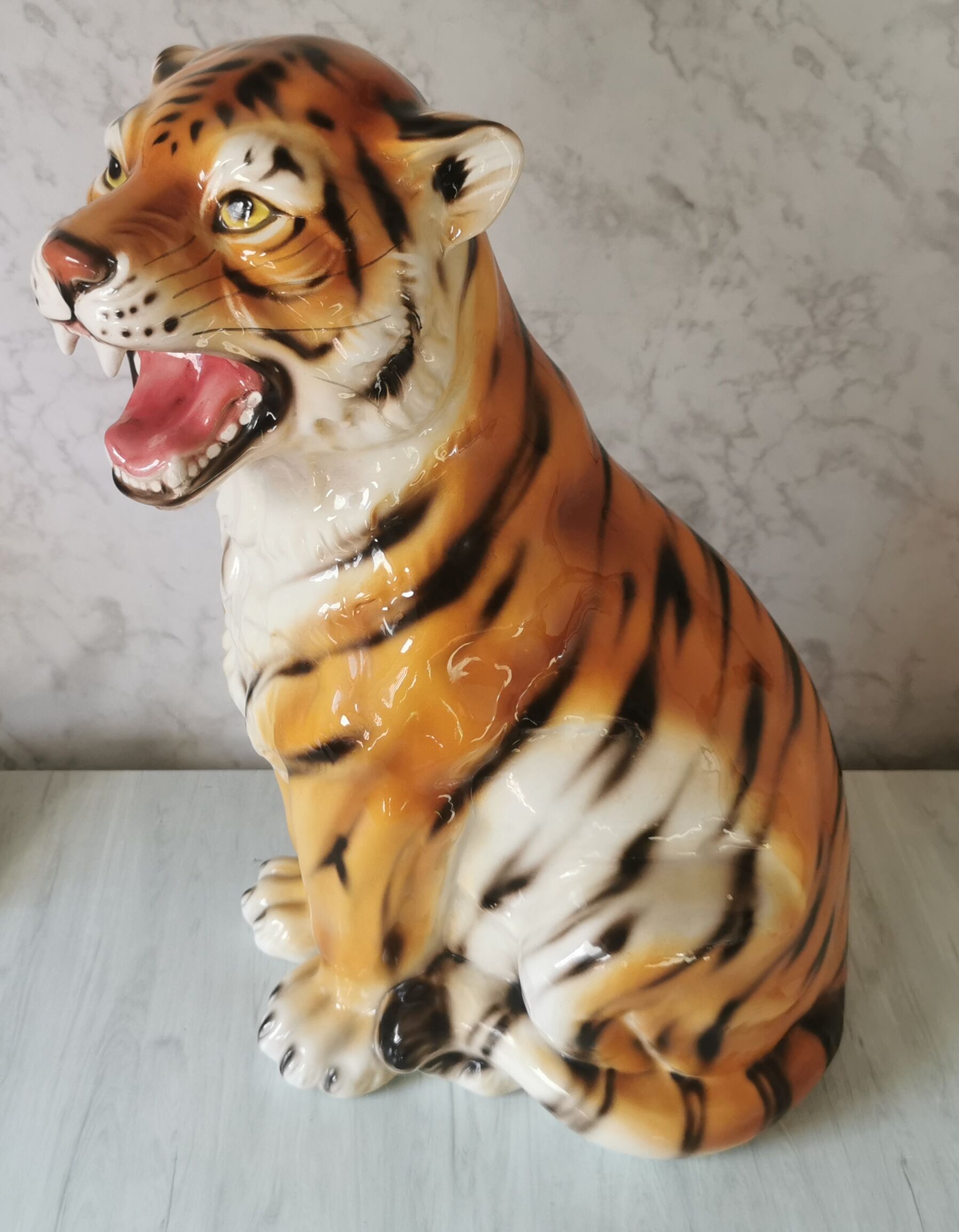 Ceramic tiger