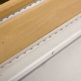 Industrial metal trade furniture equipped with display cases