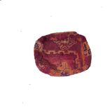 Pouf berbère bohemian fait main 60 X 60 X 25 CM