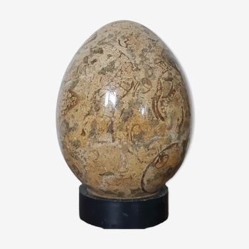 Large decorative marble egg