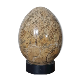 Large decorative marble egg
