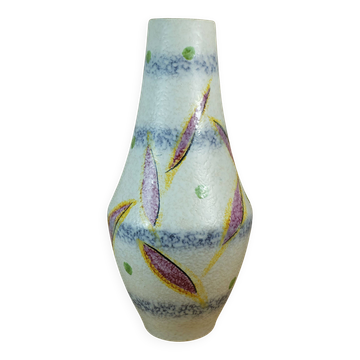 mid century scheurich FLOORVASE abstract pattern early 60's model 537-52