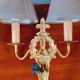 Applique double en bronze doré style Louis XVI année 50