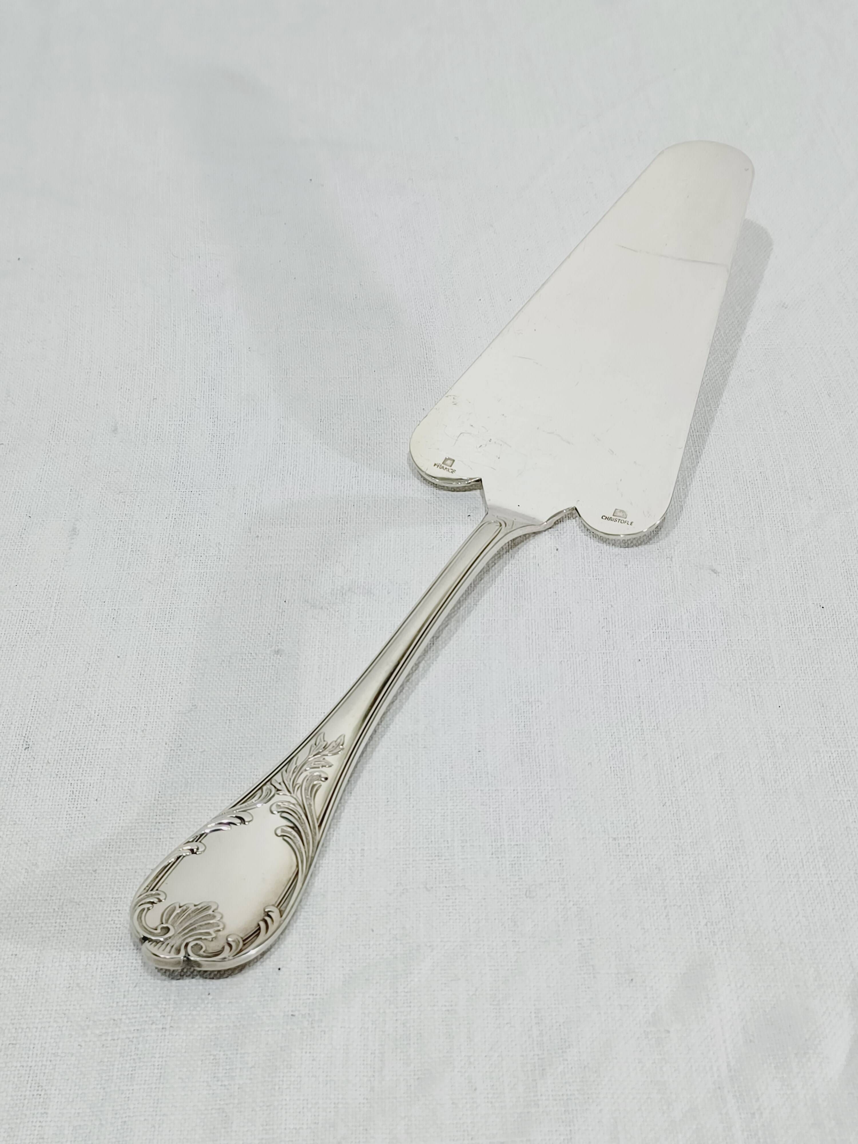 Christofle – Silver-Plated Metal Pie Server Marly Model