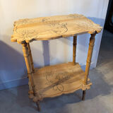 Floral decorative side table