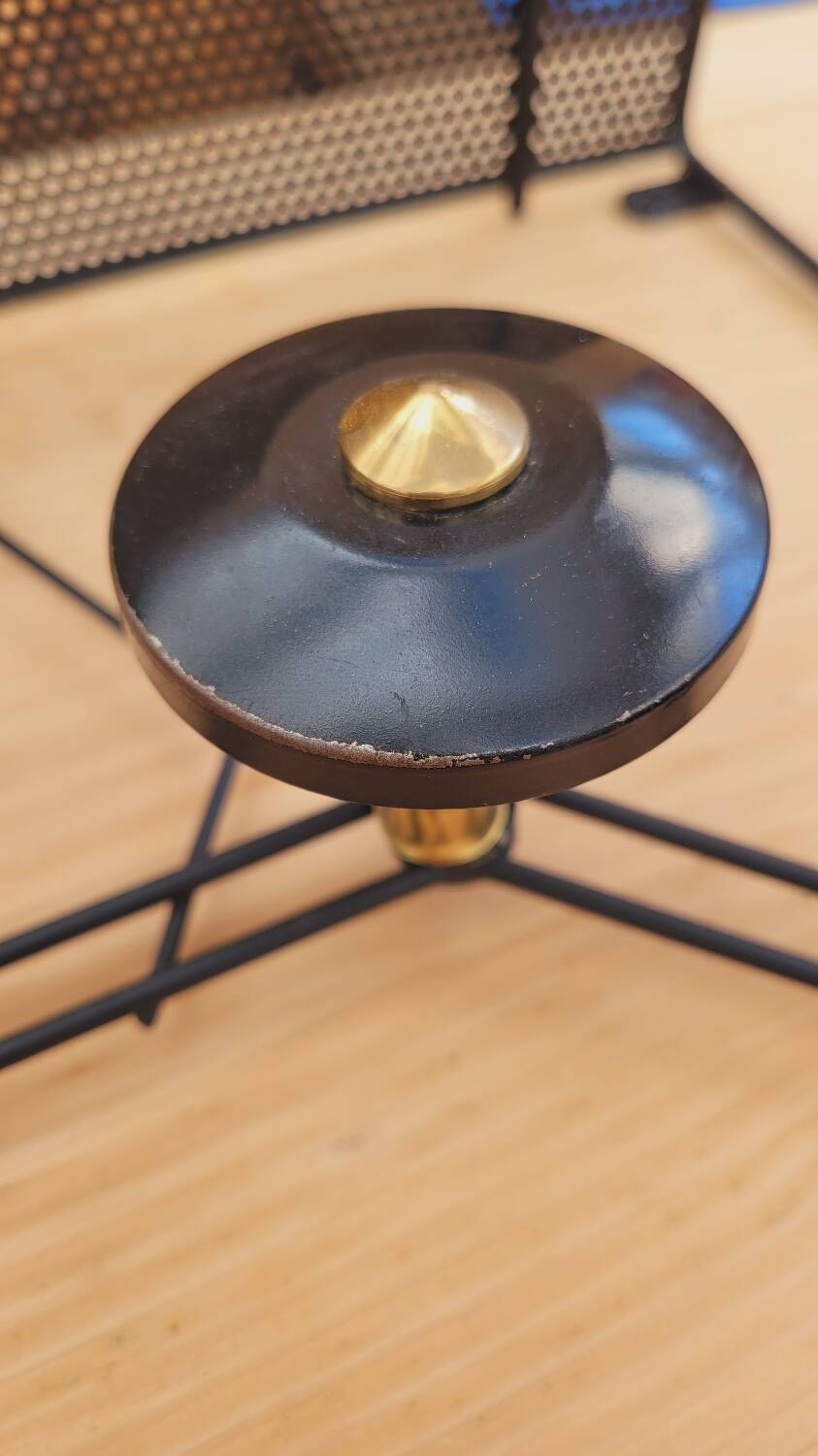 1950s wall-mounted coat rack