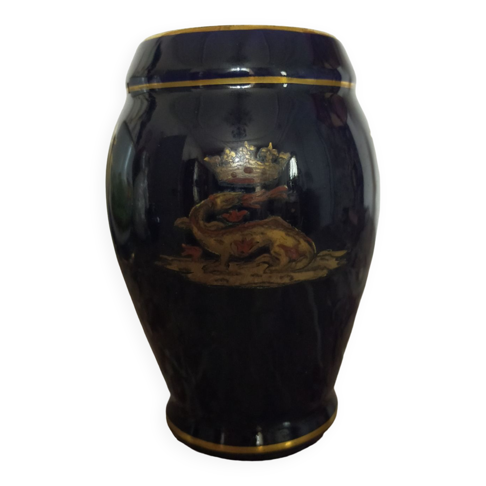 Vase faïence Bleu de Tours