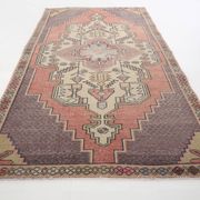 5x8 Vintage Faded Pink Persian Vintage Rug, 137x247Cm