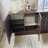 Brutalist sideboard attributed to De Coene, 1970s