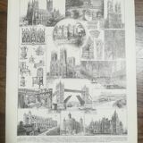 Lithograph on Great Britain from 1928