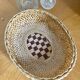 Vintage wicker storage basket